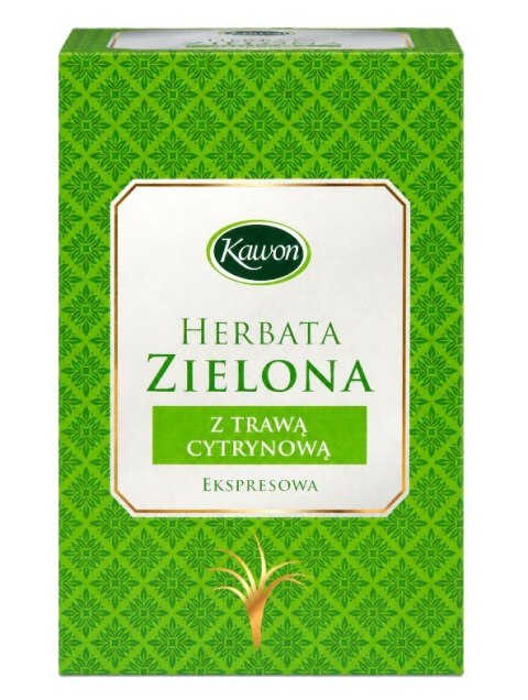 Herbata zielona z trawą cytrynową 20*2g KAWON