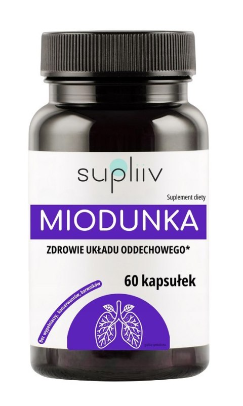 Miodunka ekstrakt 10:1 400mg, 60kaps. SUPLIIV