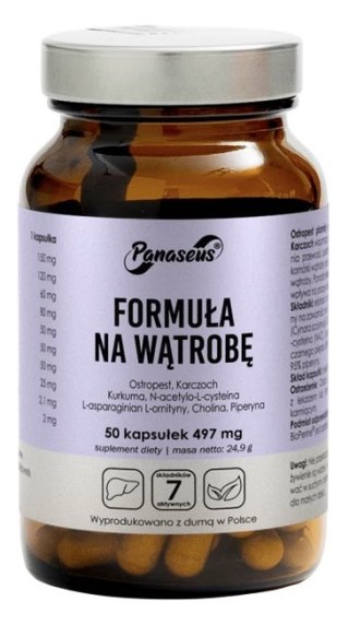 PANASEUS Formuła na Wątrobę - 50 kaps. YANGO