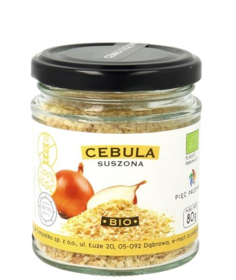 PIĘĆ PRZEMIAN Cebula suszona bezglutenowa BIO 80g