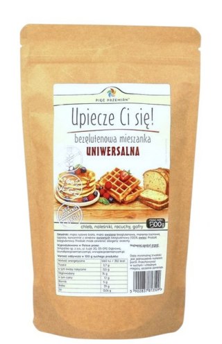 PIĘĆ PRZEMIAN Mieszanka uniwersalna bezglutenowa 500g