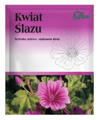 Ślaz kwiat 50g - suplement diety FLOS