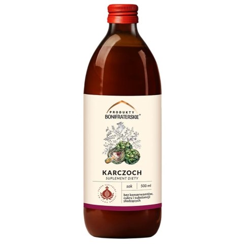 Sok z Karczocha 500ml PRODUKTY BONIFRATERSKIE