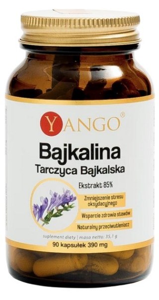YANGO Bajkalina - Tarczyca Bajkalska - ekstrakt 85% 300mg, 90 kaps.