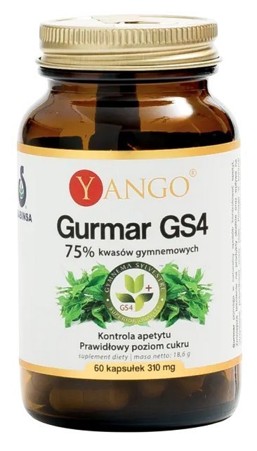 YANGO Gurmar GS4 ekstrakt 220mg, 60 kaps.