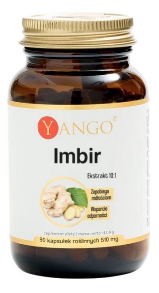 YANGO Imbir ekstrakt 10:1 420mg, 90 kaps.