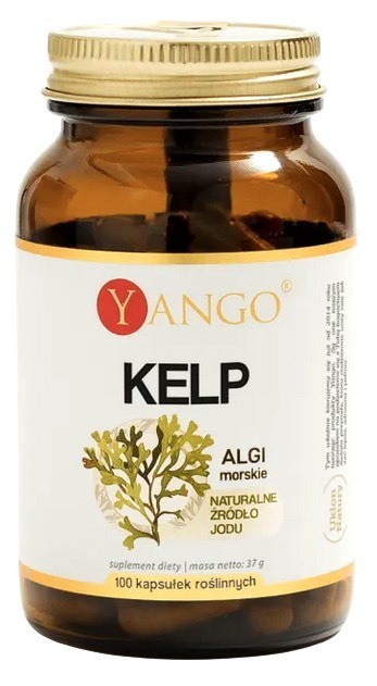 YANGO Kelp Algi morskie (150mcg jodu) 100 kaps.