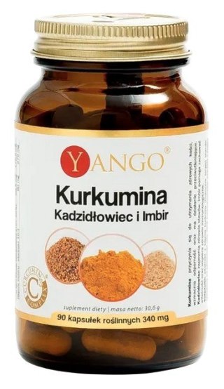 YANGO Kurkumina Kadzidłowiec i Imbir 90 kaps.