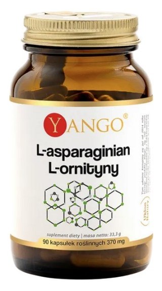 YANGO L-asparaginian L-ornityny 280mg, 90 kaps.
