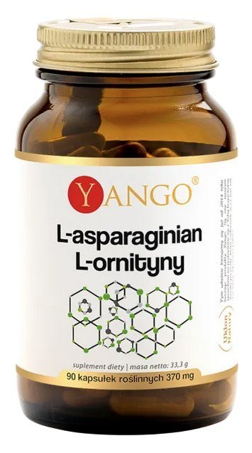 YANGO L-asparaginian L-ornityny 280mg, 90 kaps.
