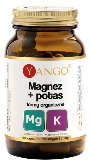 YANGO Magnez + potas 90 kaps.