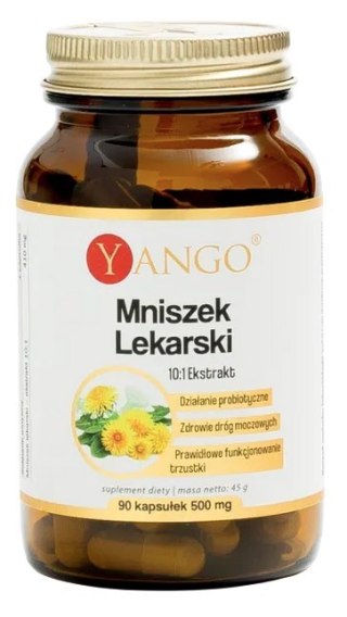 YANGO Mniszek lekarski - ekstrakt 10:1 410mg, 90 kaps.