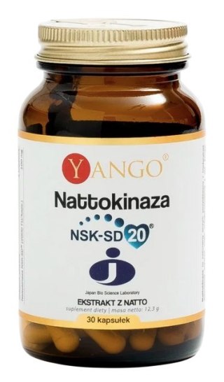 YANGO Nattokinaza - NSK-SD20 100mg, 30 kaps.