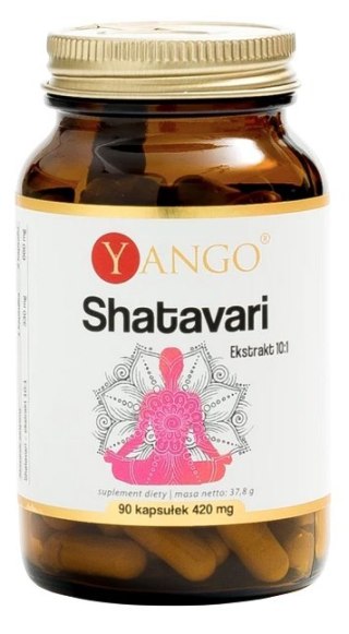 YANGO Shatavari ekstrakt 10:1 330mg, 90 kaps.