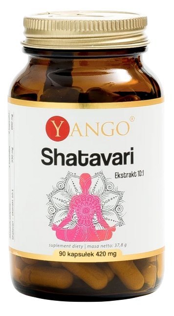 YANGO Shatavari ekstrakt 10:1 330mg, 90 kaps.