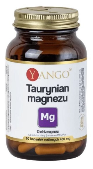 YANGO Taurynian magnezu 200mg, 60 kaps.