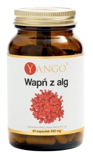 YANGO Wapń z Alg Czerwonych 90 kaps.