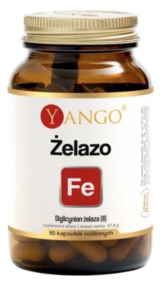YANGO Żelazo - Diglicynian żelaza (II) - 90 kaps.