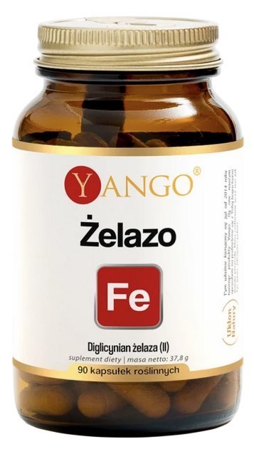 YANGO Żelazo - Diglicynian żelaza (II) - 90 kaps.