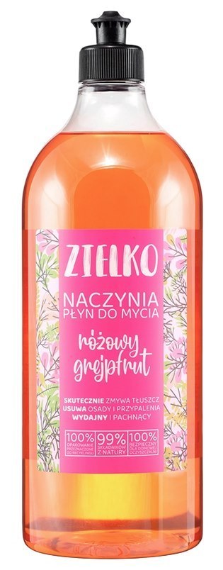 ZIELKO NACZYNIA Płyn do mycia Różowy Grejpfrut 1000ml