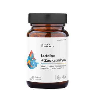 AURA HERBALS Luteina + Zeaksantyna 60 vkaps.