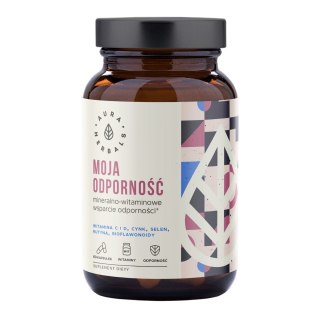 AURA HERBALS Moja odporność - witaminy i minerały 60 veg. kaps.