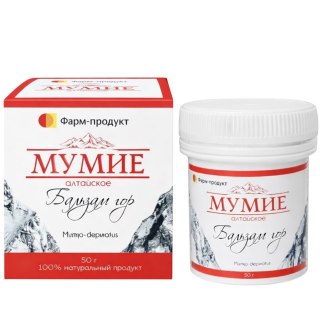 Balsam Gór mumio oczyszczone shilajit ałtajskie 50g