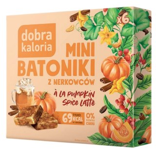 DOBRA KALORIA Mini batoniki a'la pumpkin spice latte z nerkowców (6x17g) KUBARA