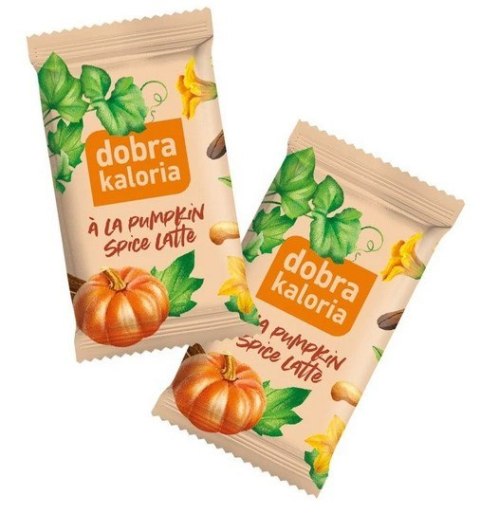 DOBRA KALORIA Mini batoniki a'la pumpkin spice latte z nerkowców (6x17g) KUBARA