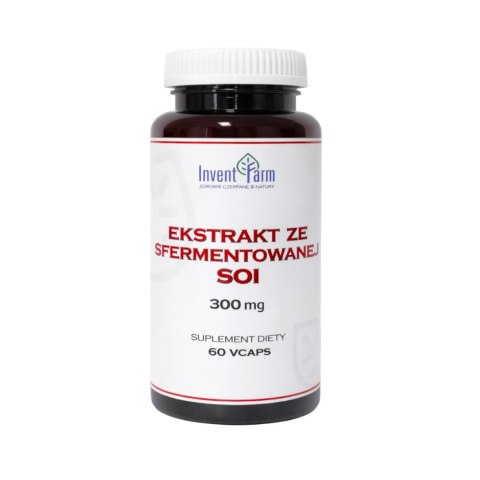 Ekstrakt ze sfermentowanej soi 300mg, 60kaps. INVENT FARM