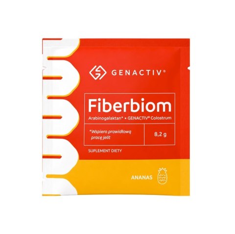 GENACTIV Fiberbiom z ananasem arabinogalaktan + colostrum 15 sasz.