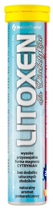 Litoxen dla Diabetyków Zestaw 1+1 (2x20 tabl. mus.) XENICO PHARMA