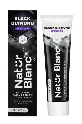 NATUR BLANC Pasta do zębów BLACK DIAMOND wybielająca 100ml SYLVECO