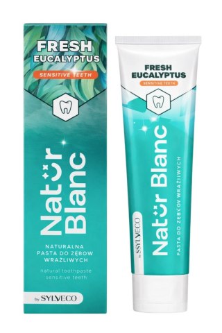 NATUR BLANC Pasta do zębów FRESH EUCALYPTUS do wrażliwych zębów 100ml SYLVECO