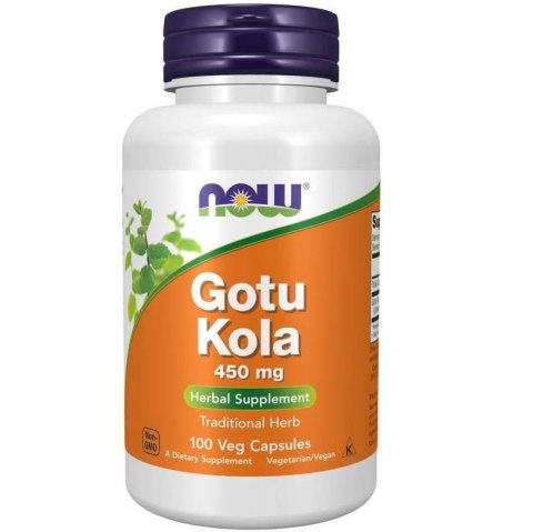 NOW FOODS Gotu Kola 450mg, 100vcaps.