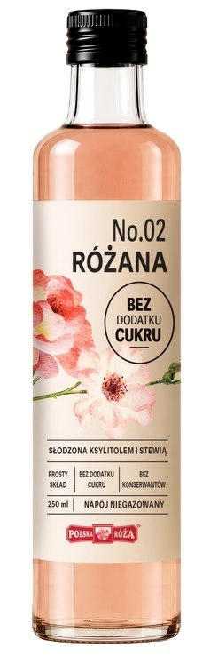 Napój No.02 różany bez dodatku cukru 250ml POLSKA RÓŻA