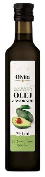 OLVITA Olej z awokado zimnotłoczony 250ml