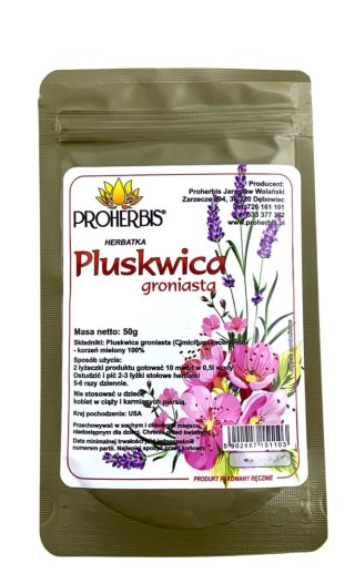 PROHERBIS Pluskwica groniasta - korzeń mielony 50g