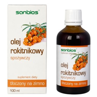 SANBIOS Olej rokitnikowy spożywczy 100ml
