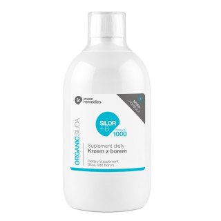 SILOR+B ORGANIC 1000 krzem z borem 500 ml INVEX REMEDIES