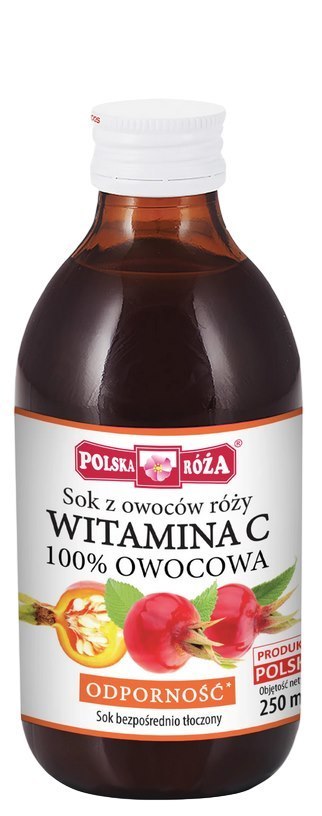 Witamina C 100% owocowa 250ml POLSKA RÓŻA