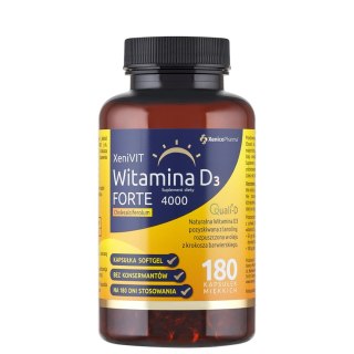 XeniVIT Witamina D3 Forte 4000, 180 sgels. XENICO PHARMA