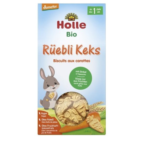 CIASTECZKA ORKISZOWO - MARCHEWKOWE OD 1 ROKU DEMETER BIO 125 g - HOLLE