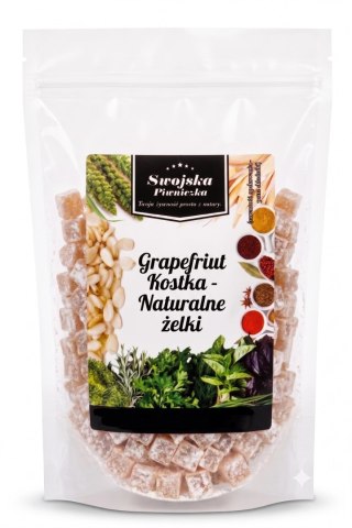 GRAPEFRUIT KOSTKA NATURALNE ŻELKI 250G SWOJSKA PIWNICZKA