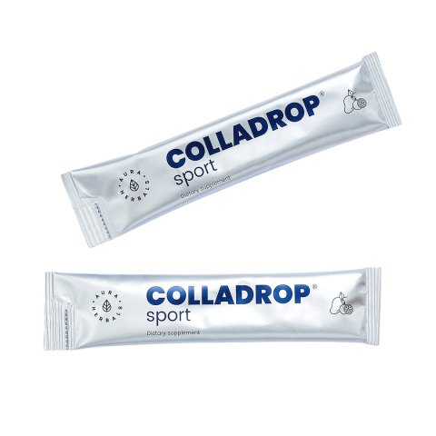 AURA HERBALS Colladrop SPORT saszetki - kolagen rybi 5000mg + kreatyna 3g smak mango-marakuja 30 sasz.
