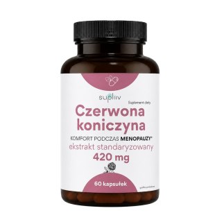 Czerwona koniczyna ekstrakt 420mg, 60 kaps. SUPLIIV