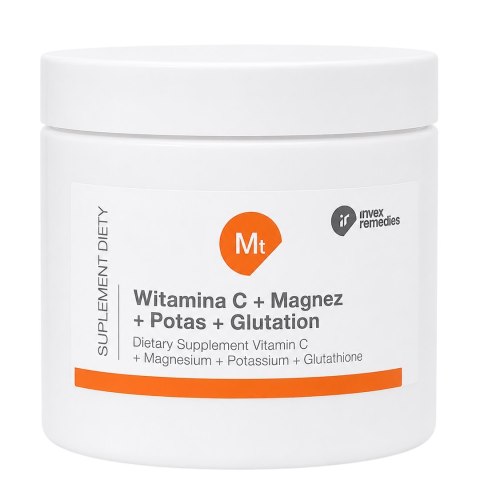 Witamina C + magnez + potas + glutation 150g INVEX REMEDIES