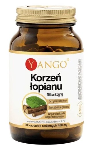 YANGO Korzeń łopianu - ekstrakt 410mg, 90 kaps.
