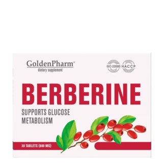 GOLDEN PHARM Berberyna 30 tabletek