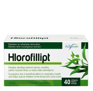Chlorofillipt tabletki z eukaliptusa 40 szt. VIOLA HERB